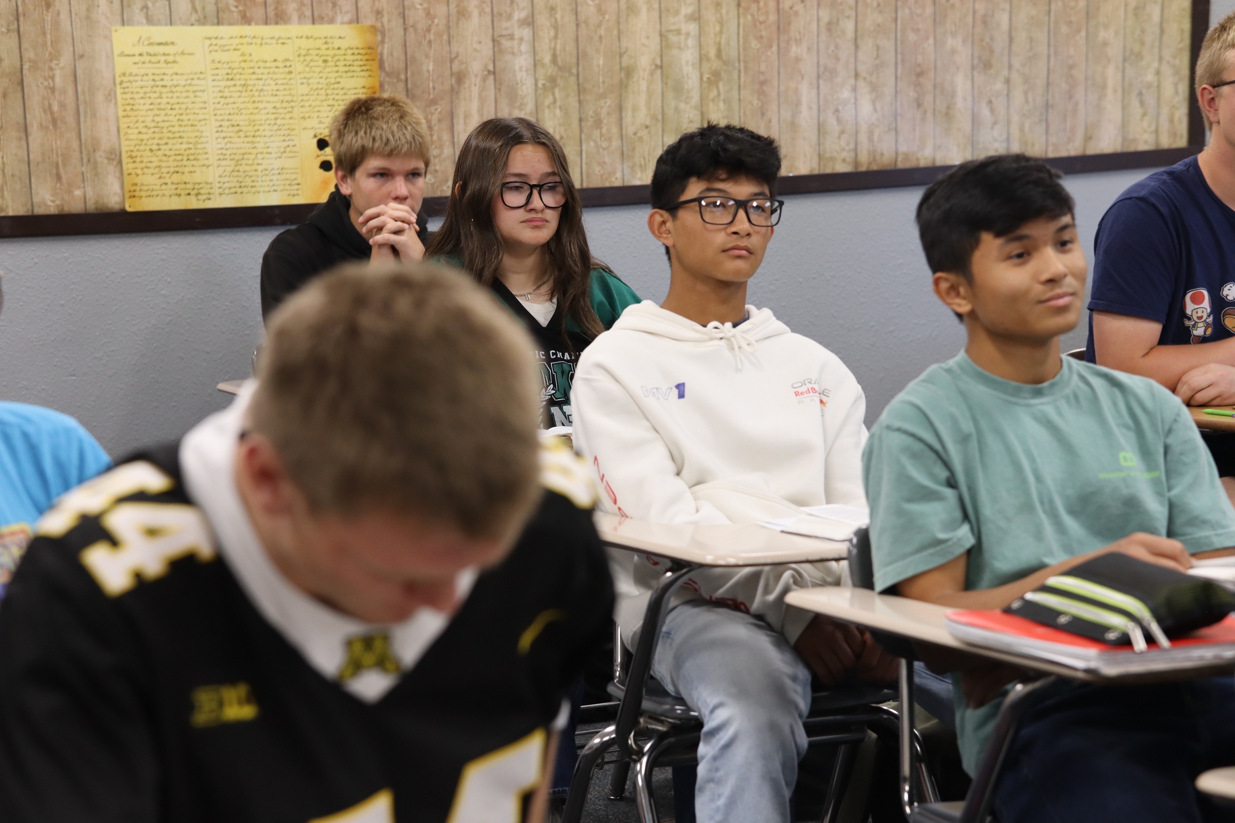 Middle & High School students at Harvest Christian School