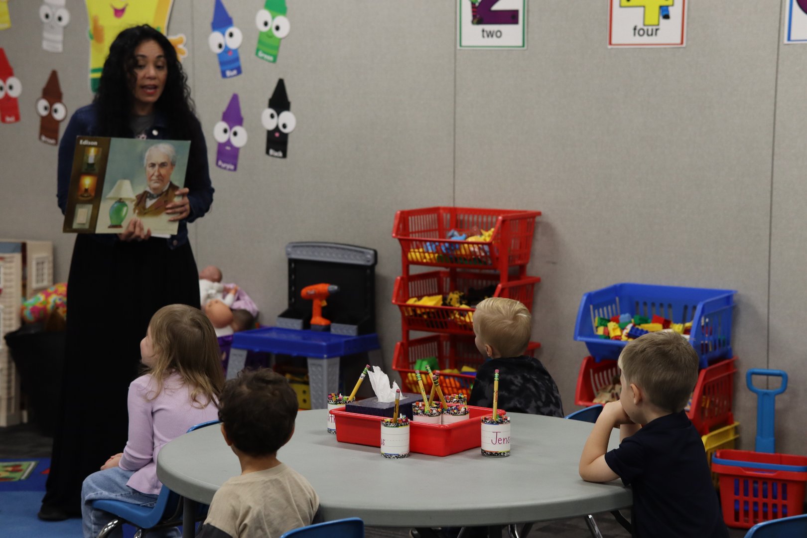 Preschool students at Harvest Christian School
