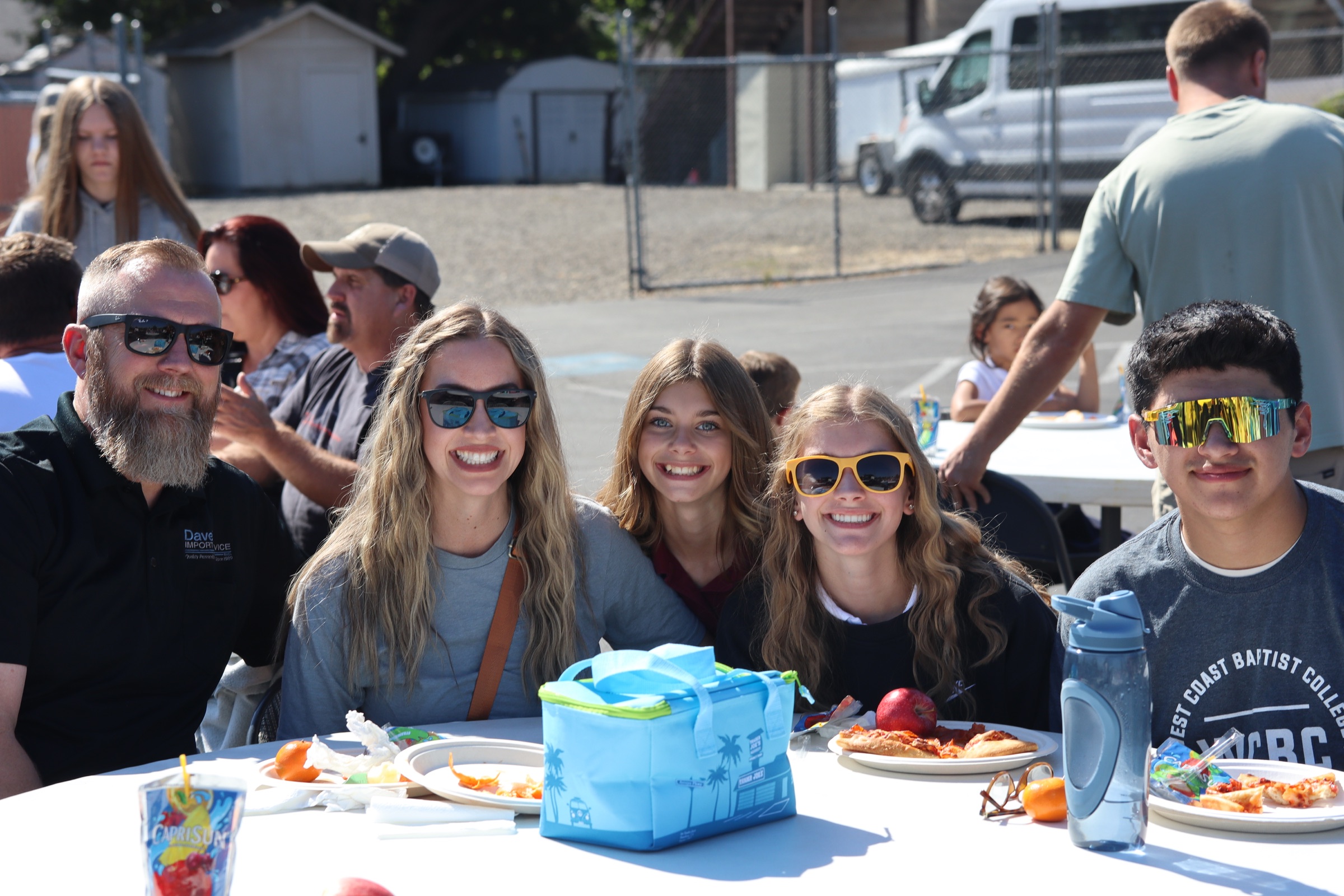 Harvest Christian School students together